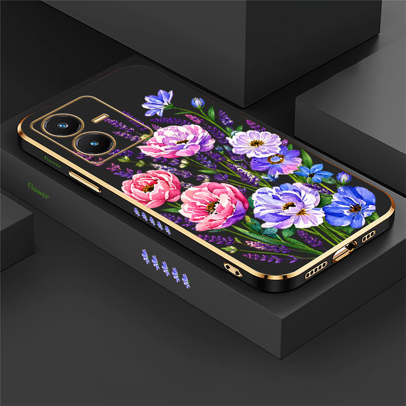 Vivo Y28 - Capa de flores para Vivo Y28