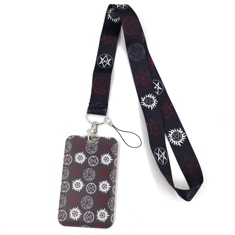 Neck Hanging Phone Holder - Sobrenatural spn criativo cordão titular do