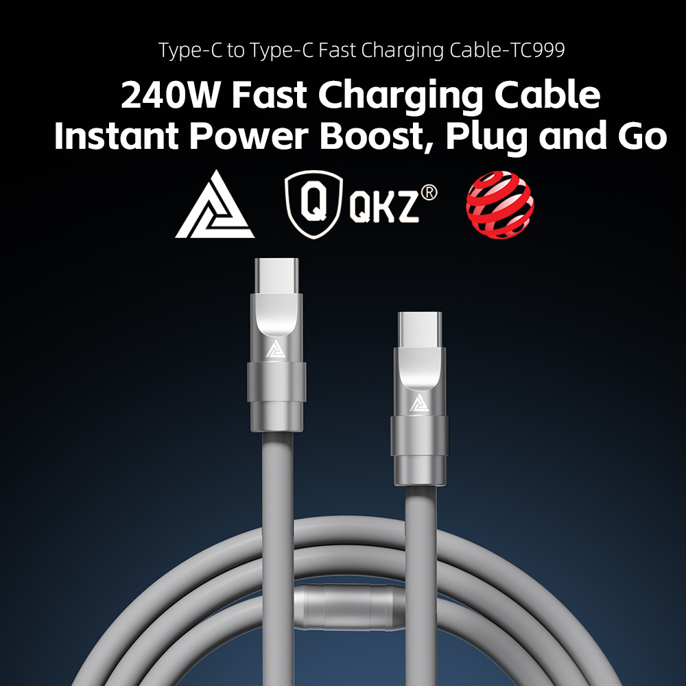 Fast Charging Cable - Cabo de Carregamento Rápido QKZ 1/1.5/2m