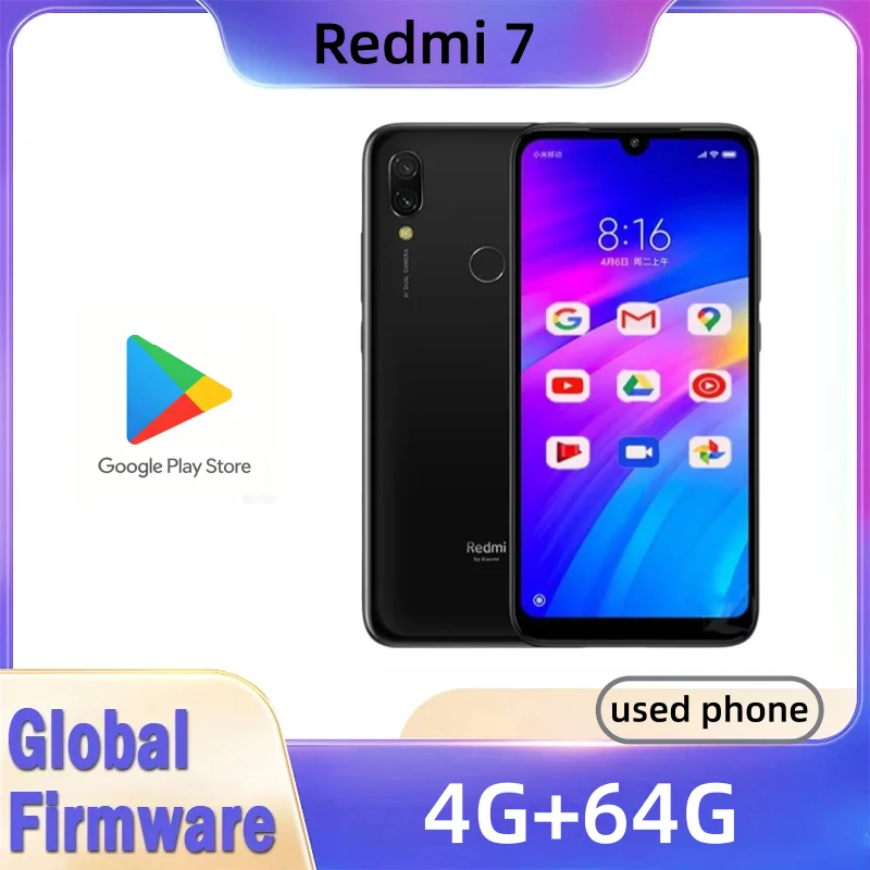 Xiaomi Phone Accessories - Celular Xiaomi Redmi 7 com Capa,