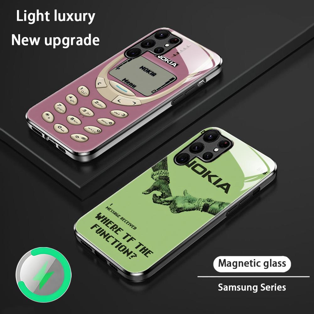 Phone Accessories Brand - Capa Magnética de Vidro para Celular
