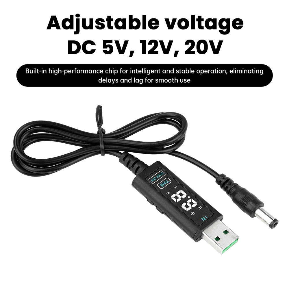Fast Charging Cable - Conversor de Potência DC 5V 12V