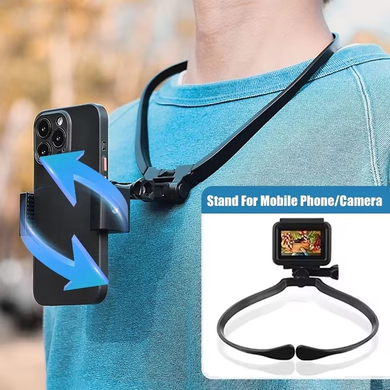 Neck Hanging Phone Holder - Suporte de pescoço para celular, mãos