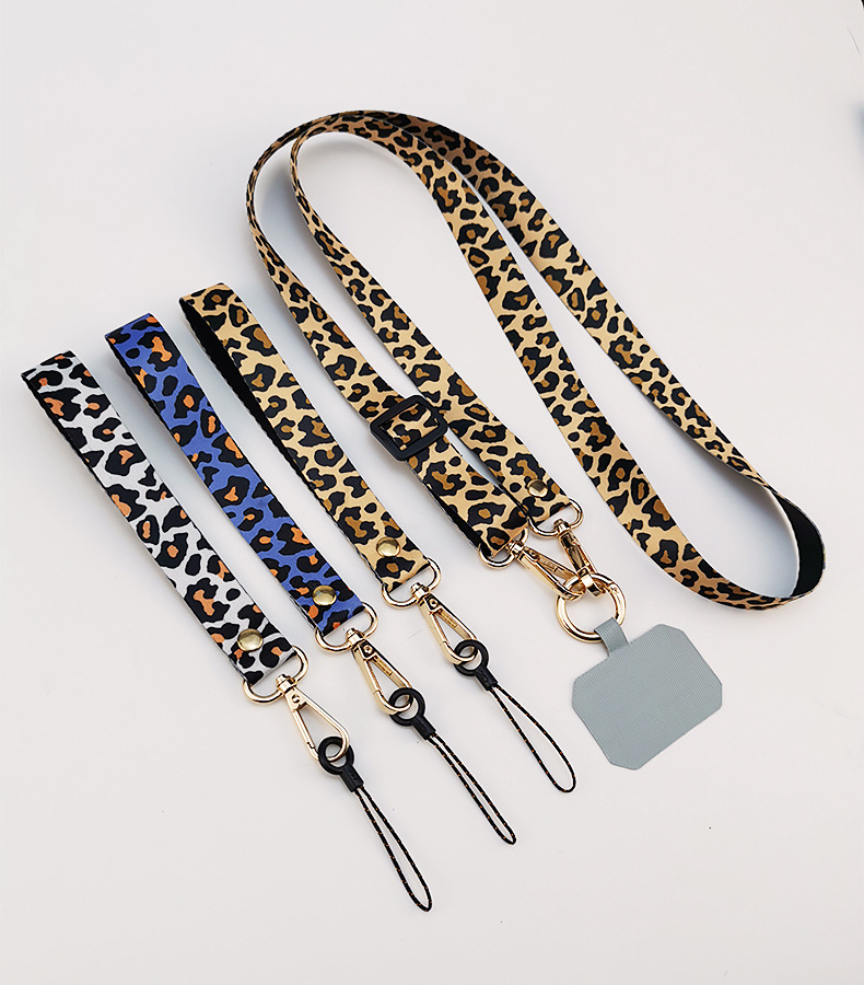 Neck Hanging Phone Holder - Cordão para celular com estampa traseira,