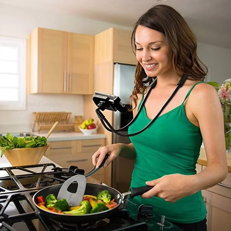 Neck Hanging Phone Holder - Suporte Flexível para Celular de Pescoço,