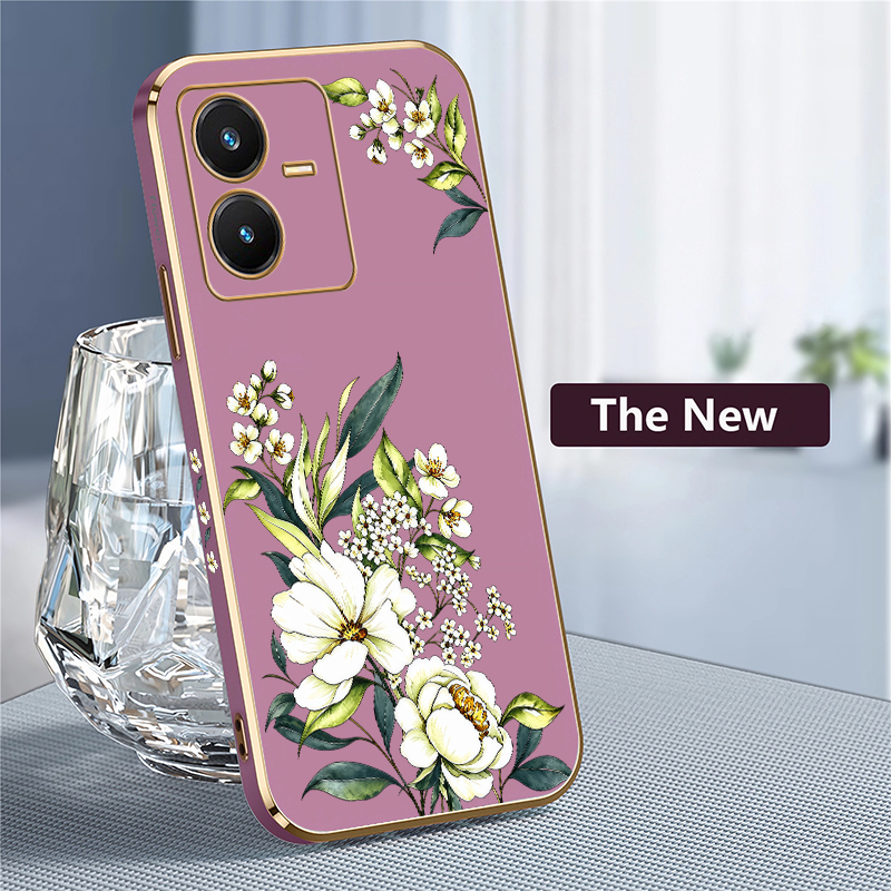 Capa de flores para Vivo Y28 S - Vivo Y28 avaliação e preço
