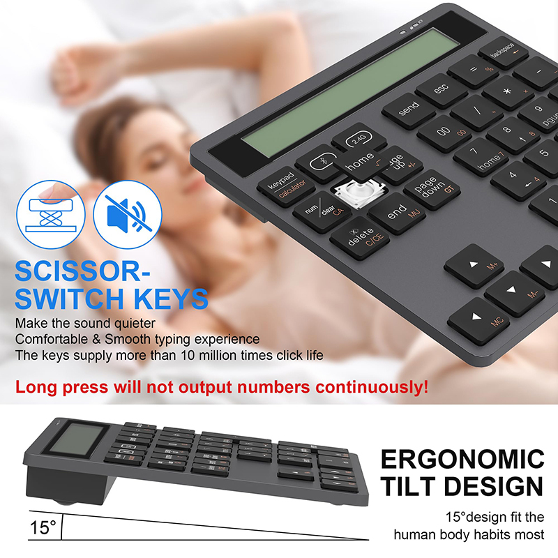 Teclado Numérico Sem Fio USB J - Phone Accessories Europe avaliação e preço