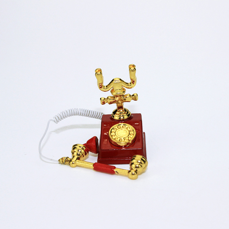 Dollhouse Miniature Phone Tele - Phone Accessories Europe avaliação e preço