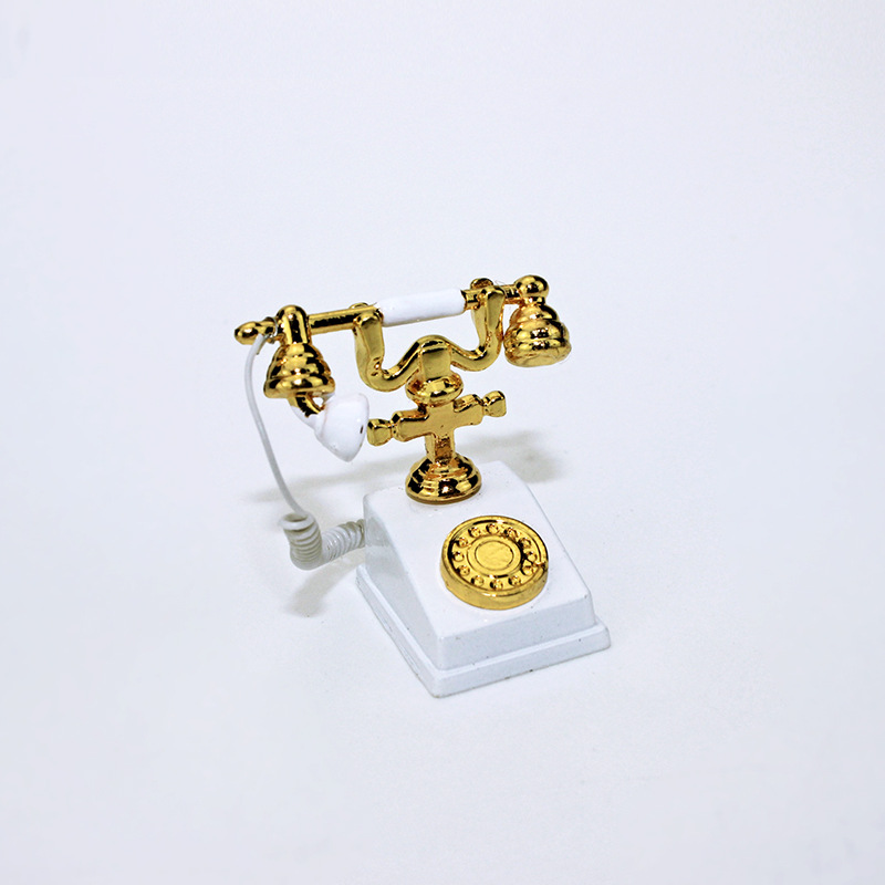 Dollhouse Miniature Phone Tele - Phone Accessories Europe avaliação e preço
