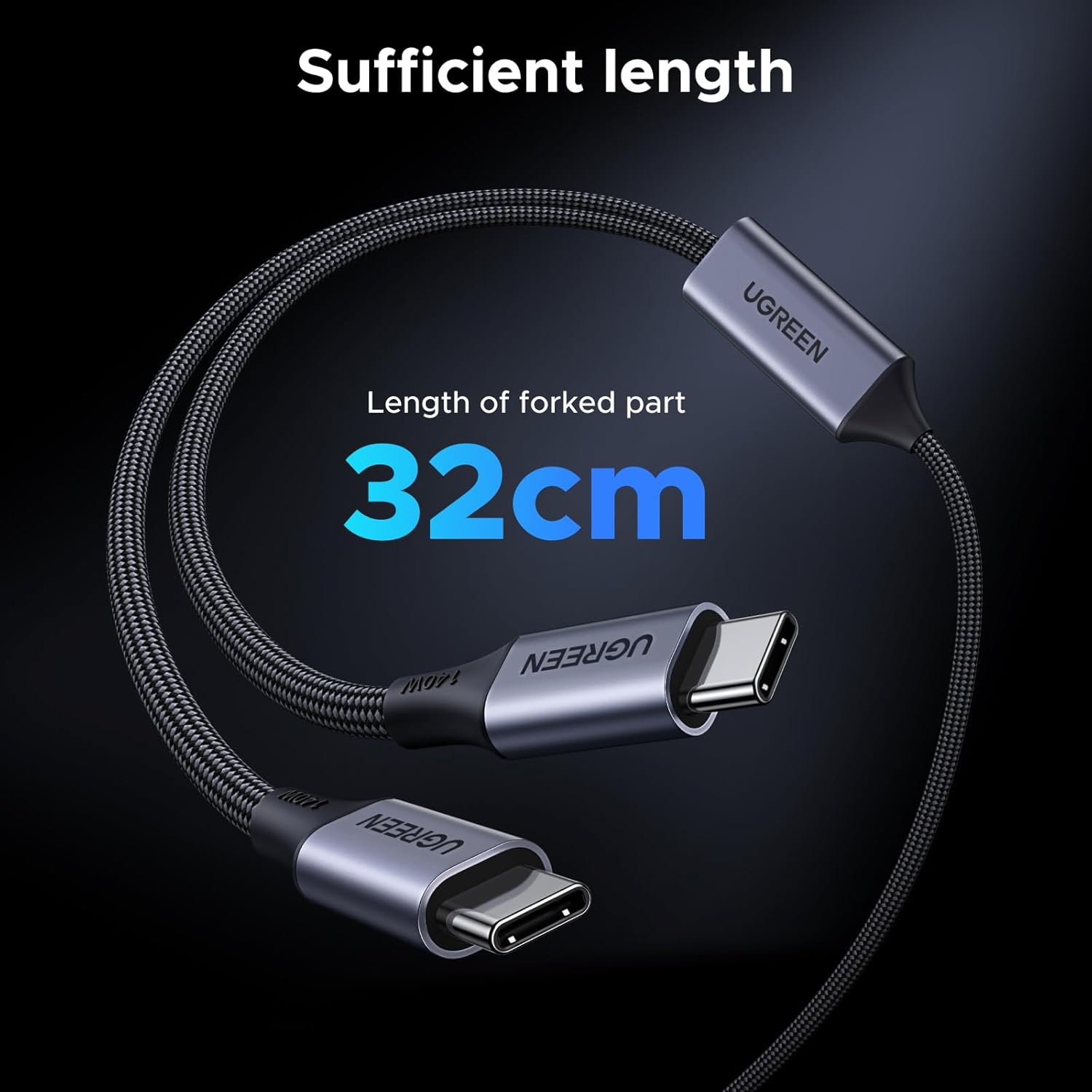 Cabo UGREEN USB C de 140 W, ca - Fast Charging Cable avaliação e preço