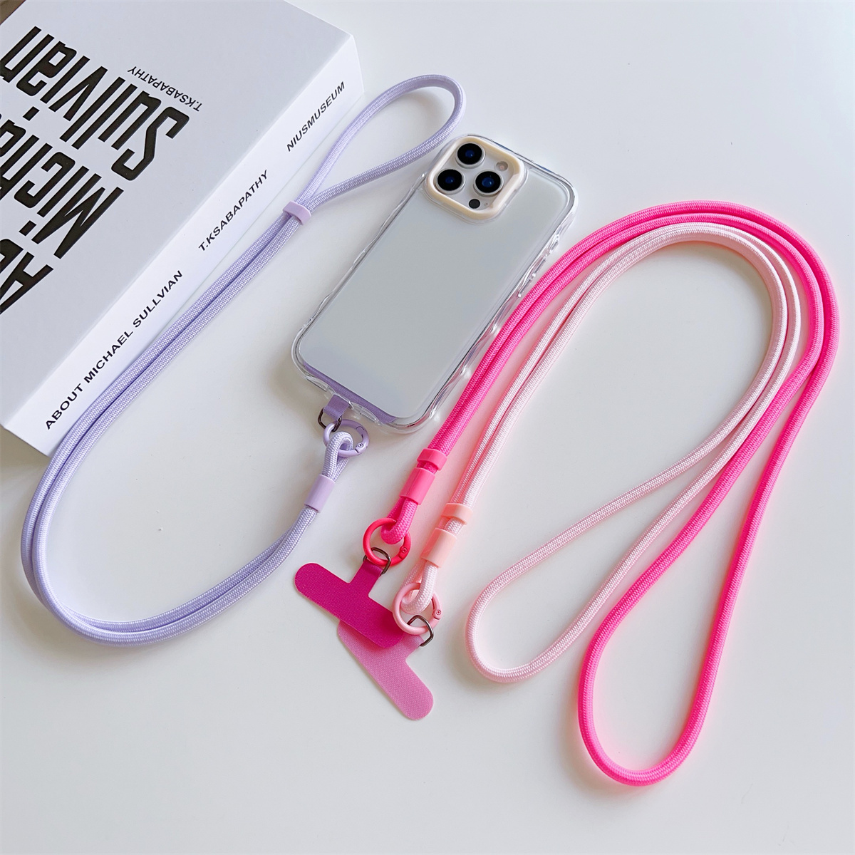 1pc universal longo telefone c - Neck Hanging Phone Holder avaliação e preço