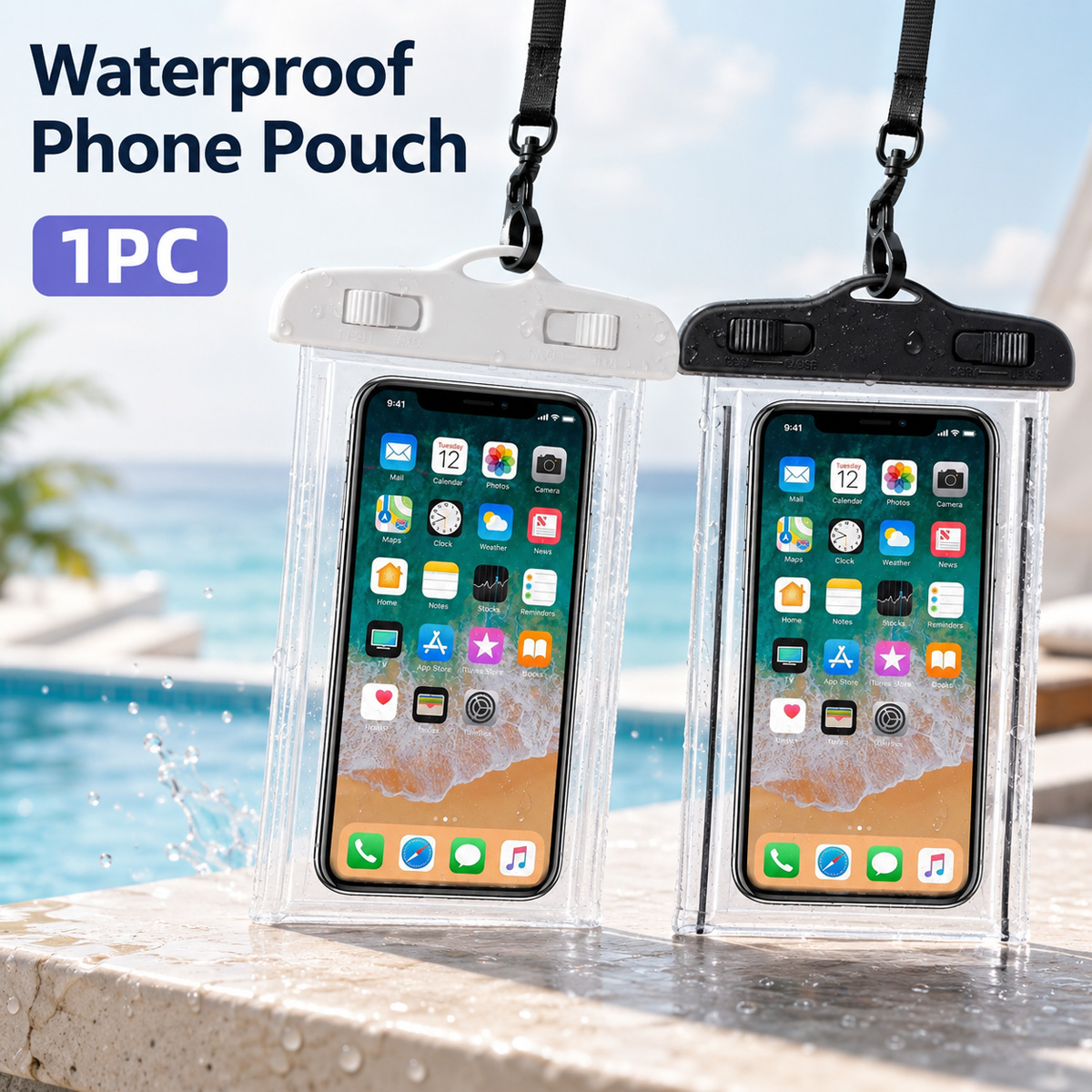 Capa de Telefone à Prova d'Águ - Neck Hanging Phone Holder avaliação e preço