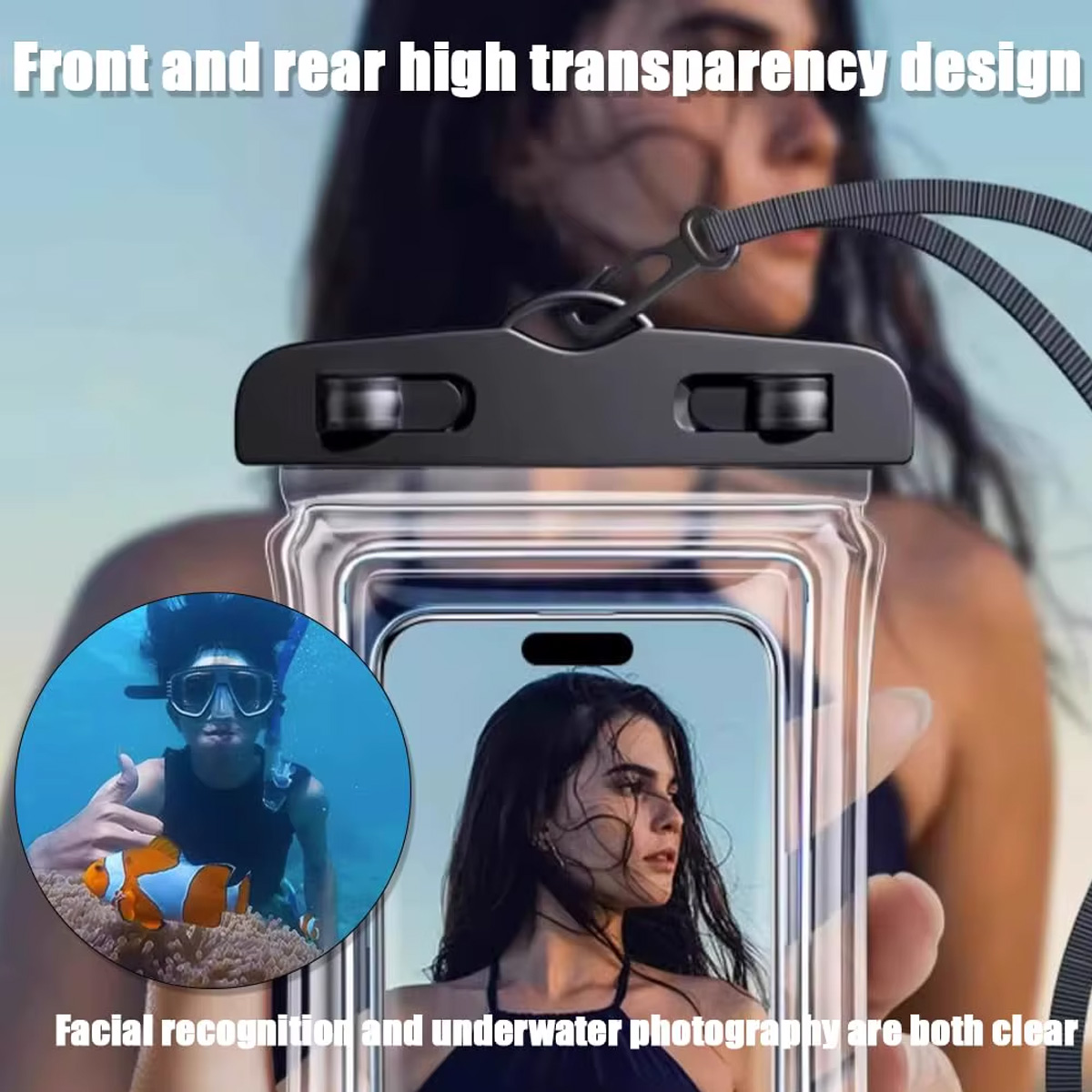 Capa de Telefone à Prova d'Águ - Neck Hanging Phone Holder avaliação e preço